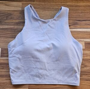Athleta Sports Bra Tank Top Crop Purple Yoga XS